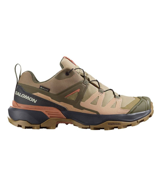 Chaussures de Montagne Salomon X Ultra 360 Gtx W Safari/Hazelnut/Sierra Femme