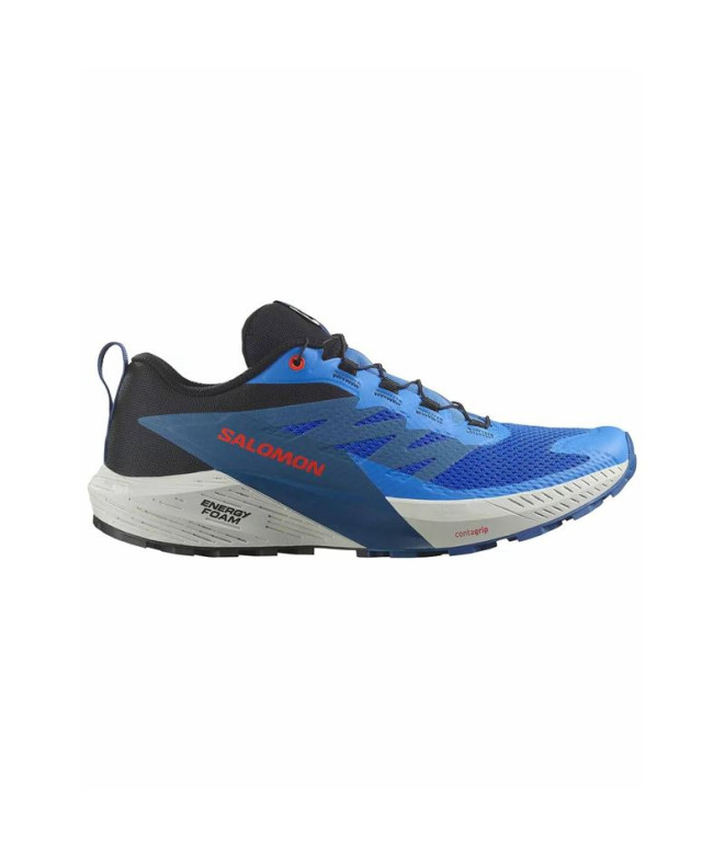 Zapatillas de Trail Salomon Sense Ride 5 French Blue/Black/Dark Blue Hombre