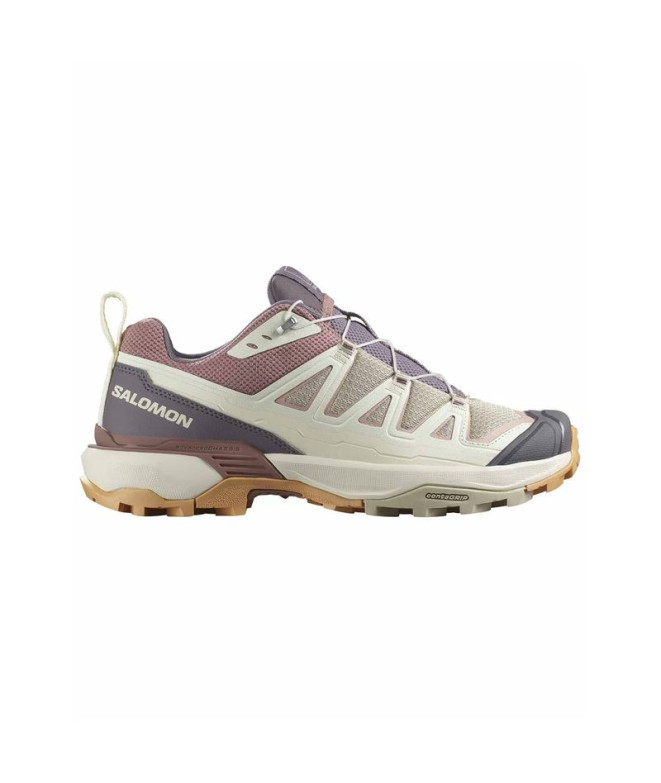 Chaussures de Montagne Salomon X Ultra 360 Edge Femme Silver Cloud/Vanilla Ice