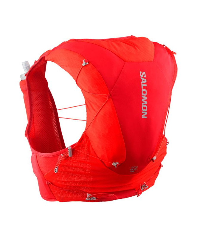 Colete de Trail Salomon Adv Skin 12 Set Vermelho