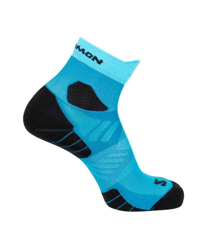 Calcetines de Trail Salomon Aero Ankle Blue Danube/Aquarius