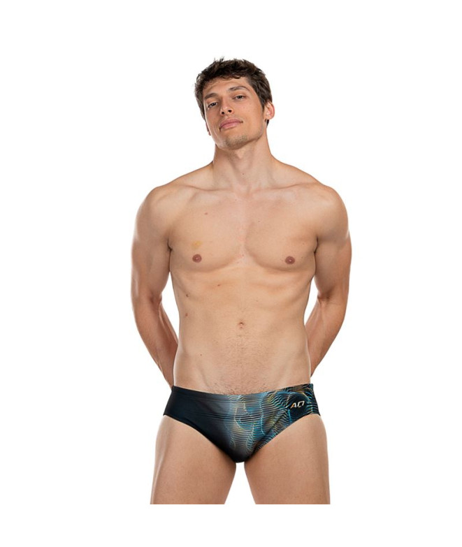 Bañador De Natación Aquarapida Costume Slip Black Hombre
