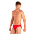 Fato de banho De Natação Aquarapid Costume Slip Red Coat Homem