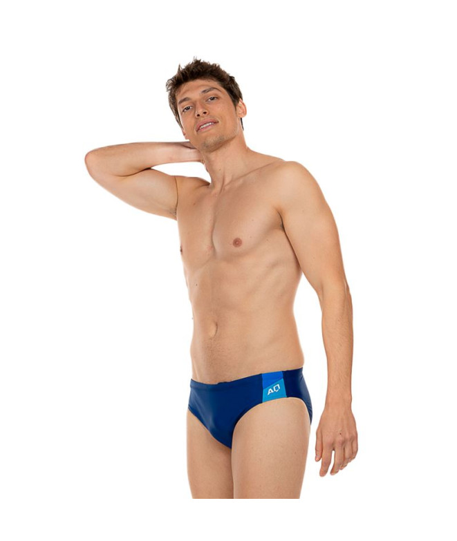 Bañador De Natación Aquarapida Costume Slip Blu Hombre