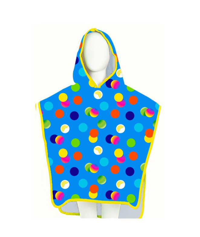 Poncho De Natation Aquarapid Poncho Dots Royal Bébé