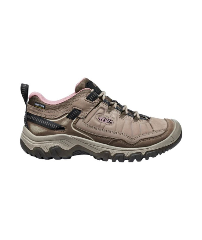 Chaussures de Montagne Keen Targhee IV Waterproof Femme Brindle/Nostalgia Rose