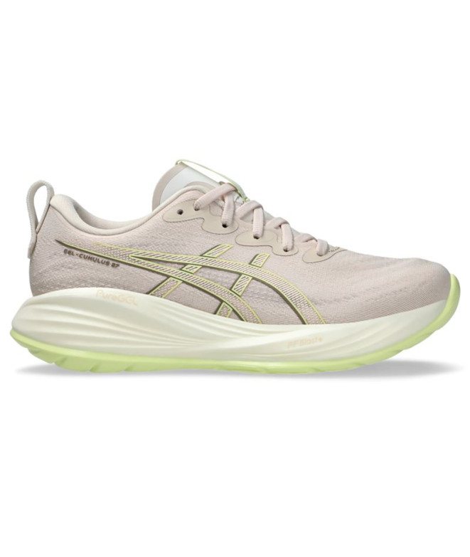 Chaussures de Running ASICS Gel-Cumulus 27 Femme Beige/Jaune