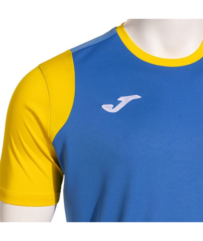 T-shirt Joma Cancha Royal Jaune Enfant