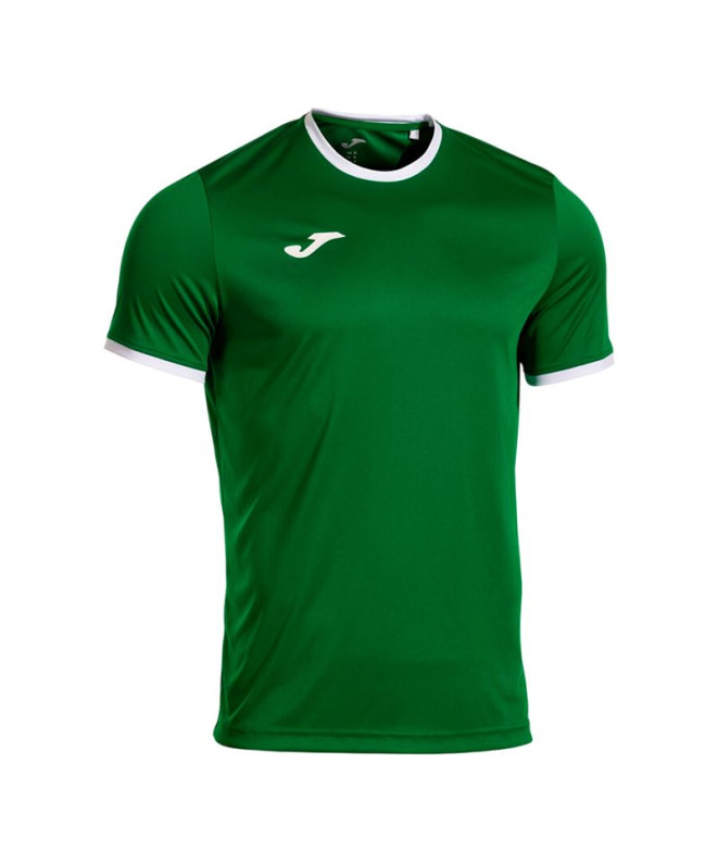 Camiseta Joma Combi Premium Verde Branco Menino