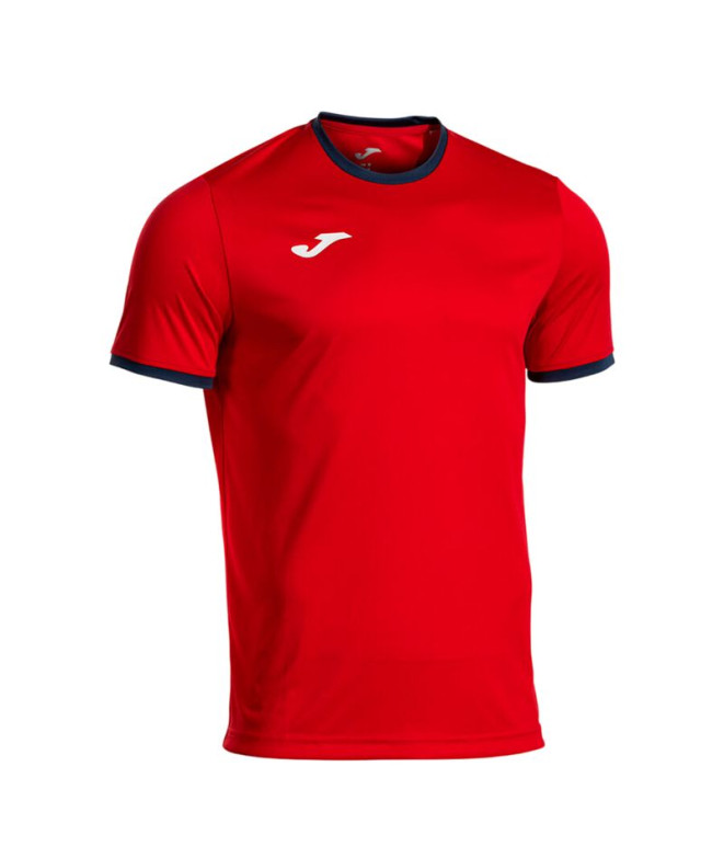 Camiseta Joma Combi Premium Vermelho Marinho Escuro Homem