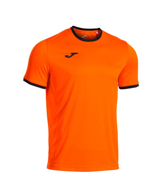 Camiseta Joma Combi Premium Laranja Preto Homem