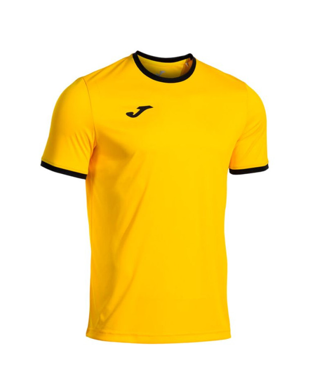 Camiseta Joma Combi Premium Amarillo Negro Hombre