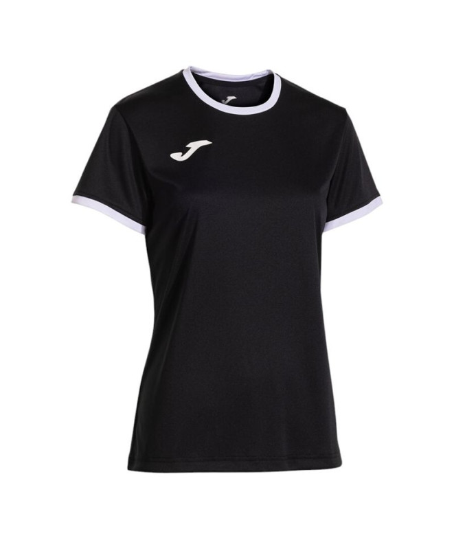 Camiseta Joma Combi Premium Preto Branco Mulher