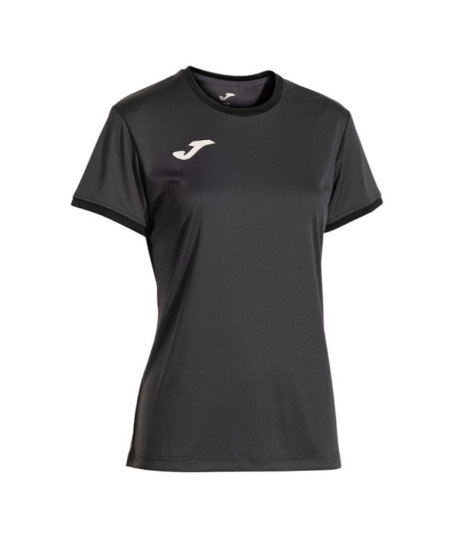 Camiseta Joma Combi Premium Antracita Negro Mulher