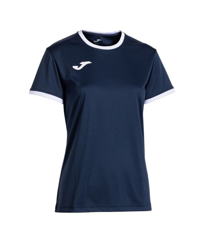 Camiseta Joma Combi Premium Marino Branco Menina