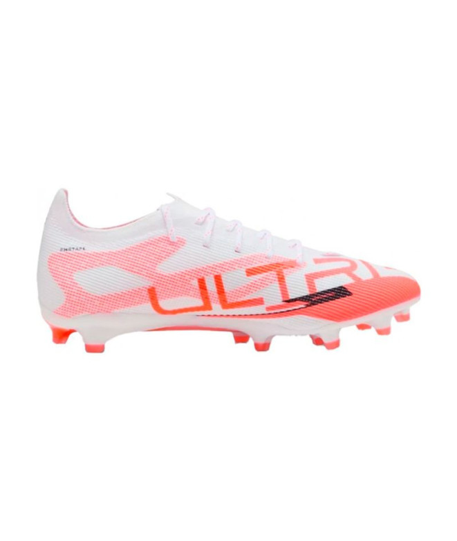 Botas de Futebol Puma Ultra 5 Pro Fg/Ag Homem Branco/Laranja