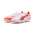 Botas de Futebol Puma Ultra 5 Pro Fg/Ag Homem Branco/Laranja