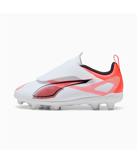 Bottes de Football Puma Ultra 5 Play V Fg/Ag Enfant Blanc 2