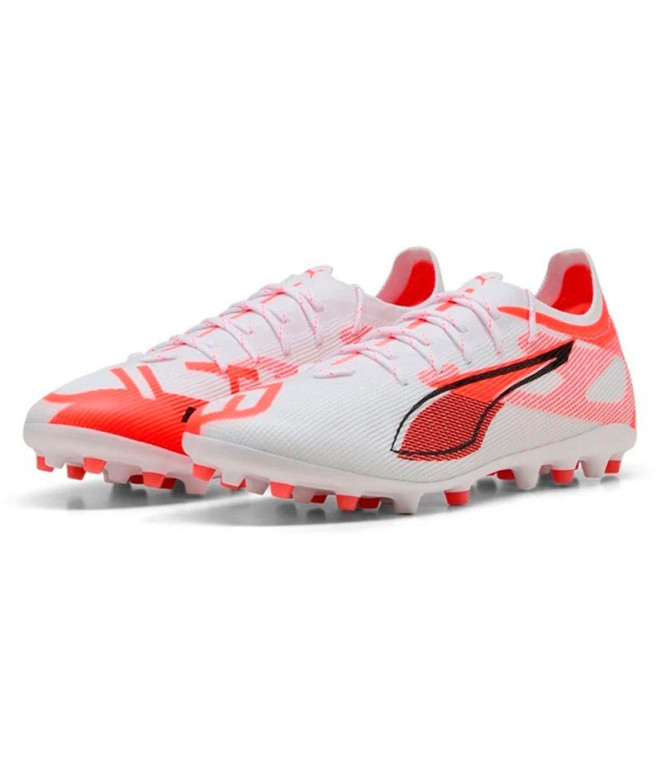 Botas De Fútbol Puma Ultra 5 Pro Mg Hombre Blanco
