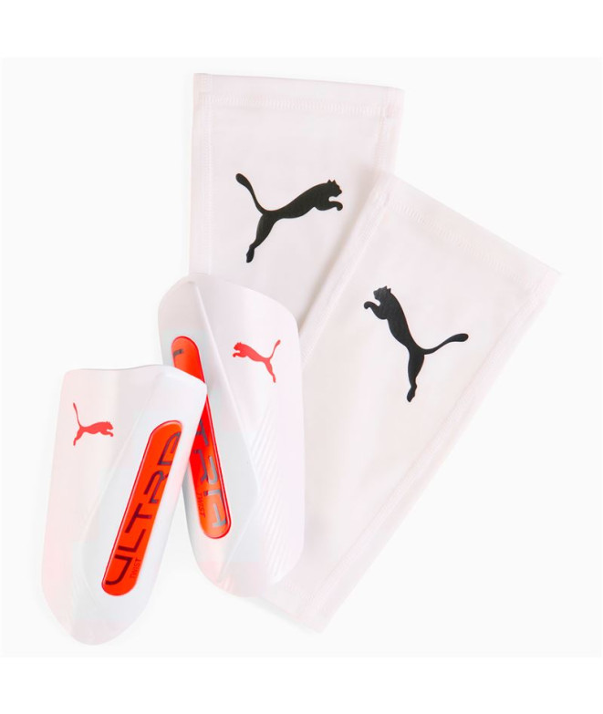 Espinilleras de Fútbol Puma Ultra Twist Sleeve Hombre Blanco