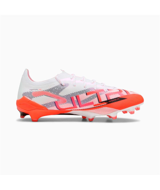 Botas de fútbol Puma Ultra 5 Ultimate Fg Blanco/Naranja