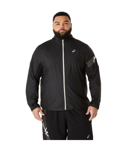 Chaqueta de Running ASICS Icon Hombre Negro Chaqueta de Running ASICS Icon Hombre Negro