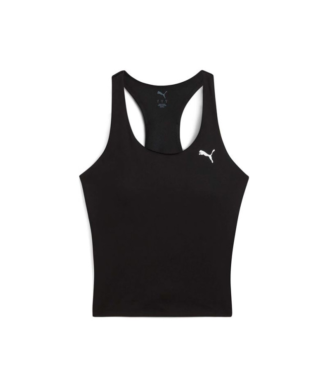 Camiseta de Fitness Puma Tad Essentials 2 In Mulher Preto