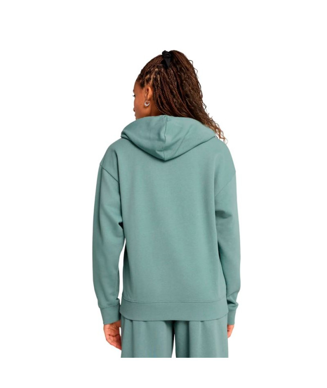 Sweat Puma Essentials Script Comfort H Femme Vert