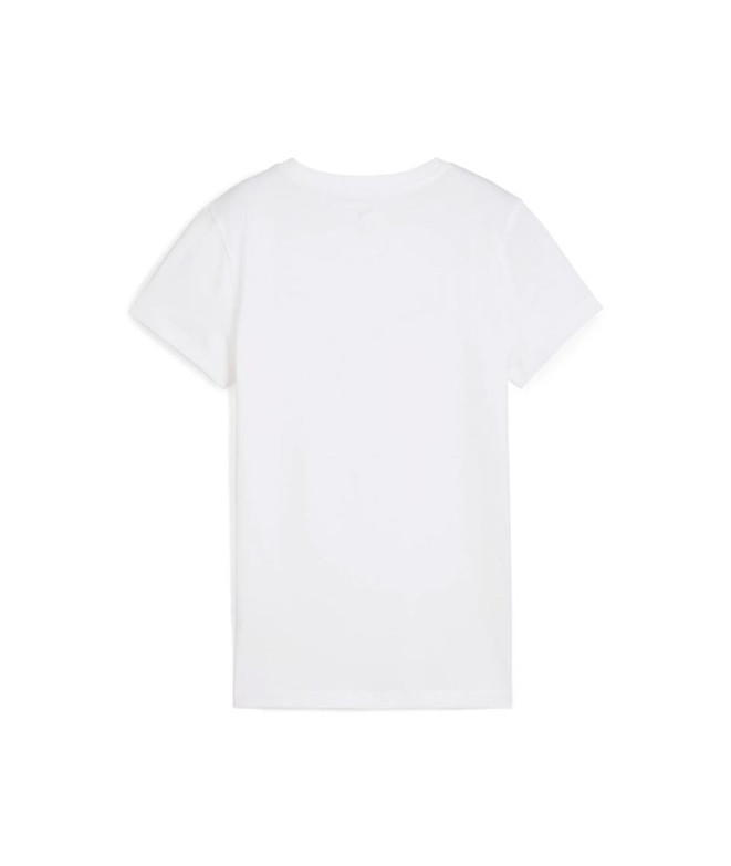 T-shirt Puma Essentials Metallic Femme Blanc