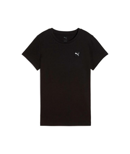 Camiseta Puma Essentials Elevated Mujer Negro