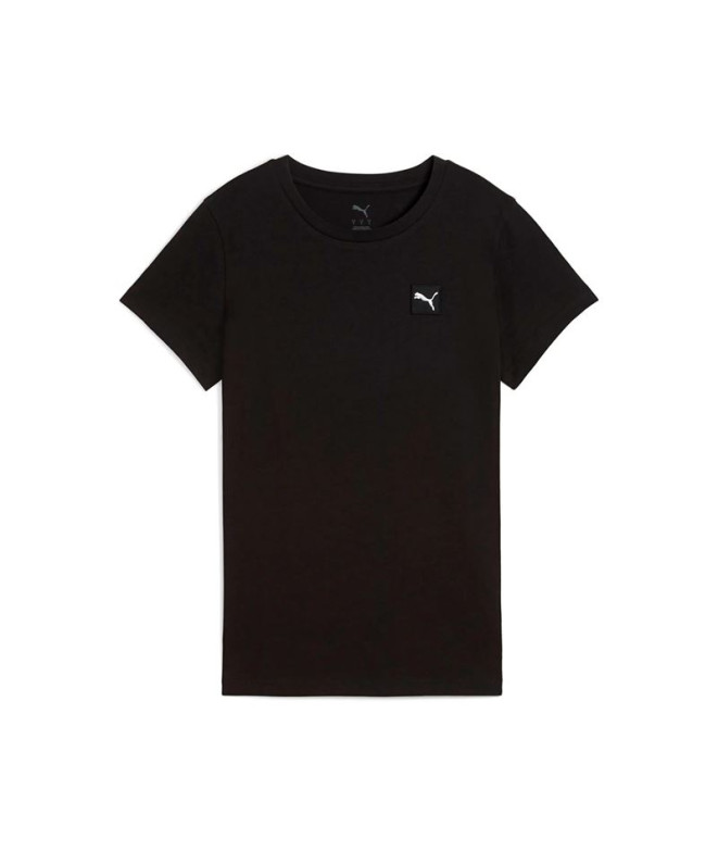 Camiseta Puma Essentials Elevated Mulher Preto