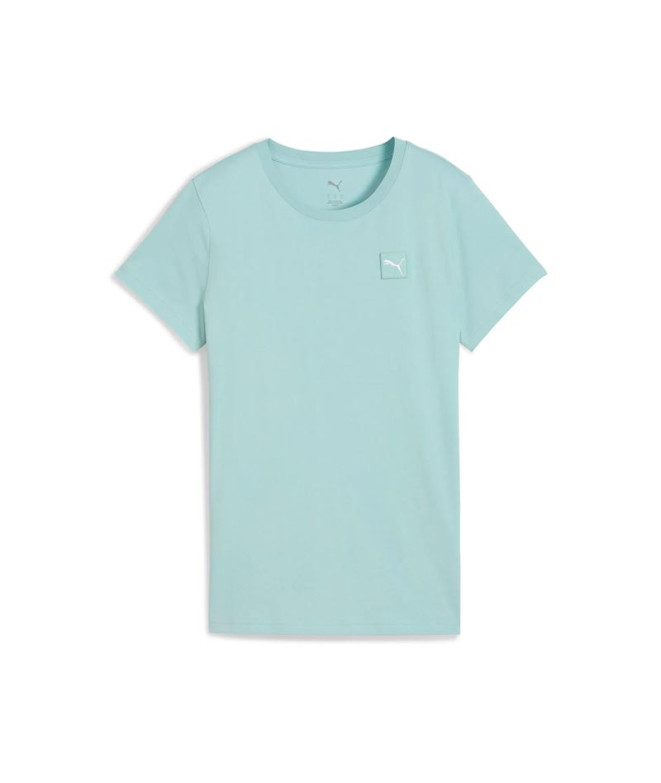 Camiseta Puma Essentials Elevated Mujer Azul
