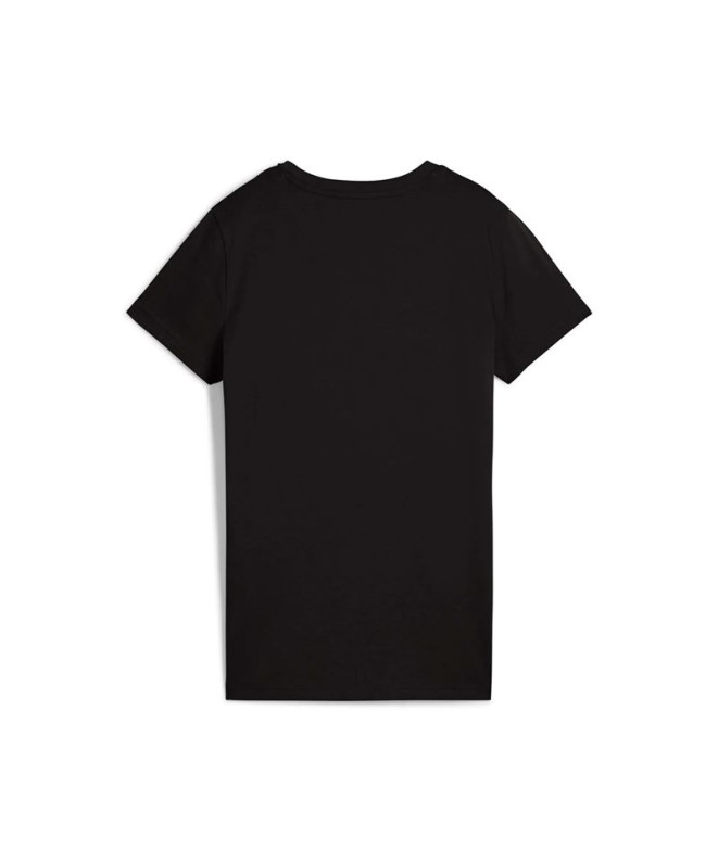 Camiseta Puma Graphics Floral Cat Mulher Preto