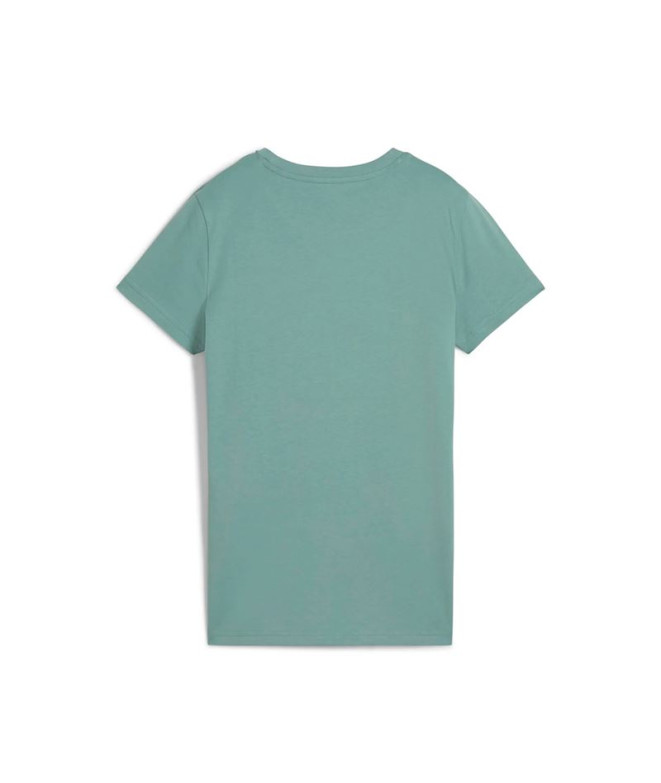 T-shirt Puma Graphics Floral Cat Femme Verte