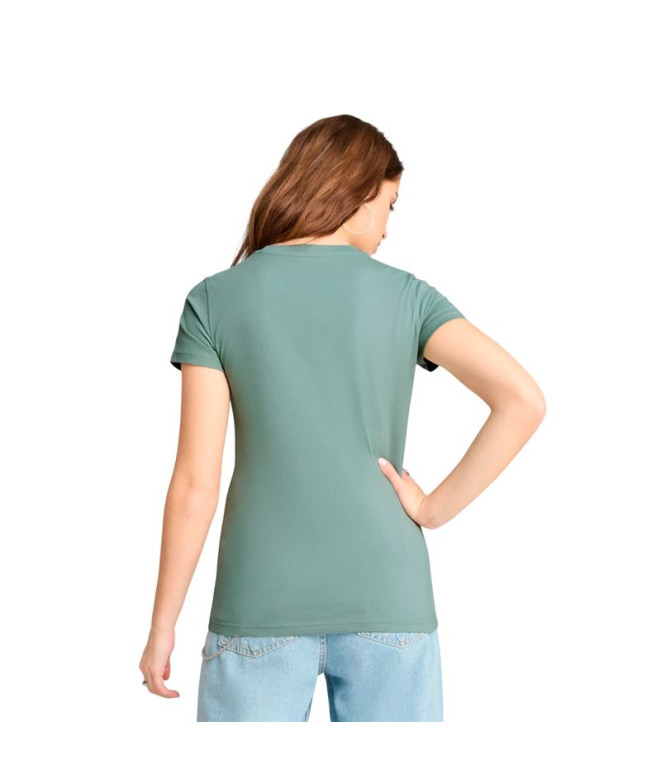 T-shirt Puma Graphics Floral Cat Femme Verte