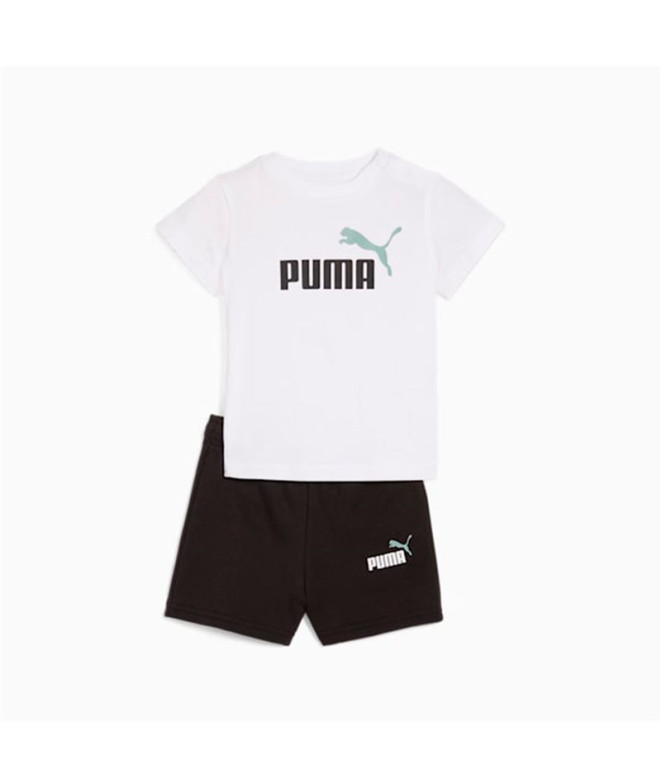 Chándal Puma Minicats Essentials Bebés Blanco