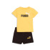 Camiseta Puma Minicats Essentials Bebês Amarelo/Preto