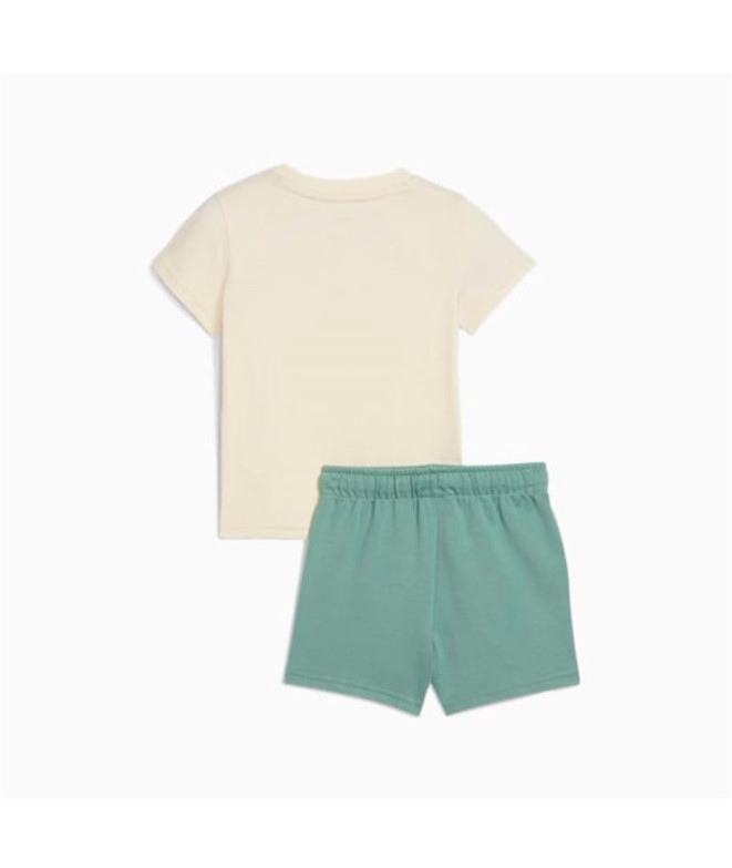 Ensemble Puma Minicats Essentials Bébés Beige/Vert