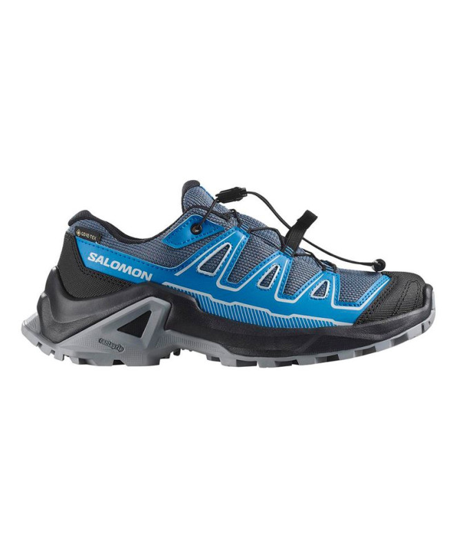 Sapatilhas de Montanha Salomon X Ultra Gtx Infantil Azul