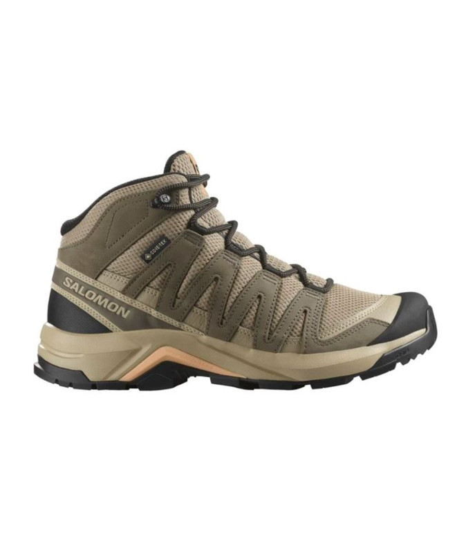 Chaussures de Montagne Salomon X-Adventure Recon Mid Gtx Femme Marron