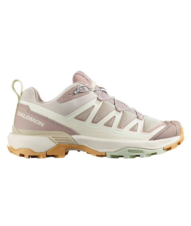 Chaussures de Montagne Salomon X Ultra 360 Edge Femme Beige