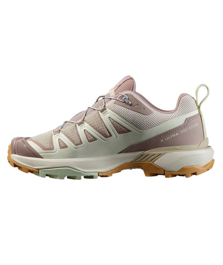 Sapatilhas de Montanha Salomon X Ultra 360 Edge Mulher Bege 2