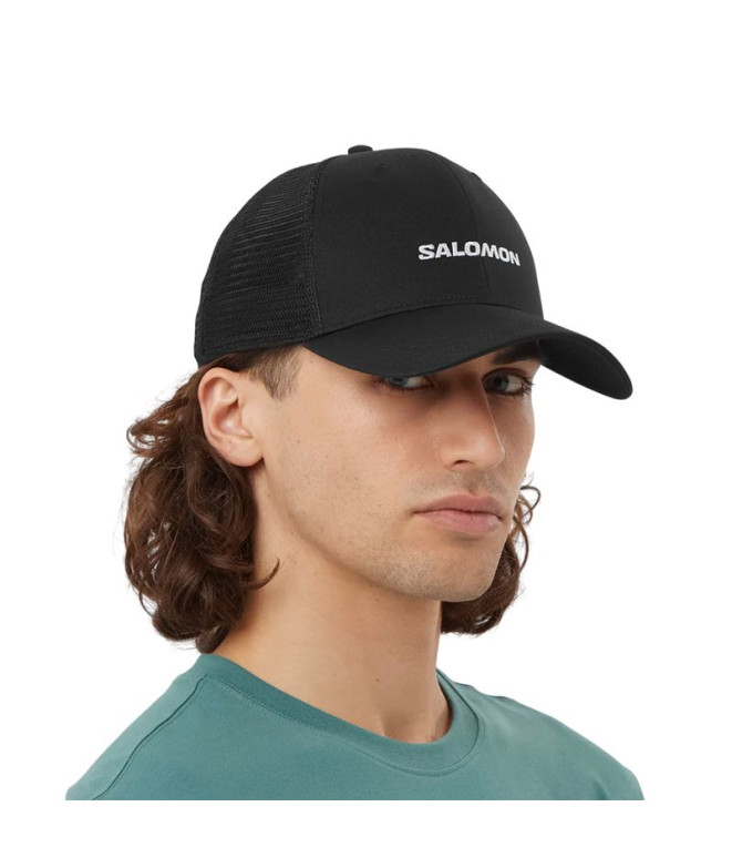 Boné Salomon Trucker Preto
