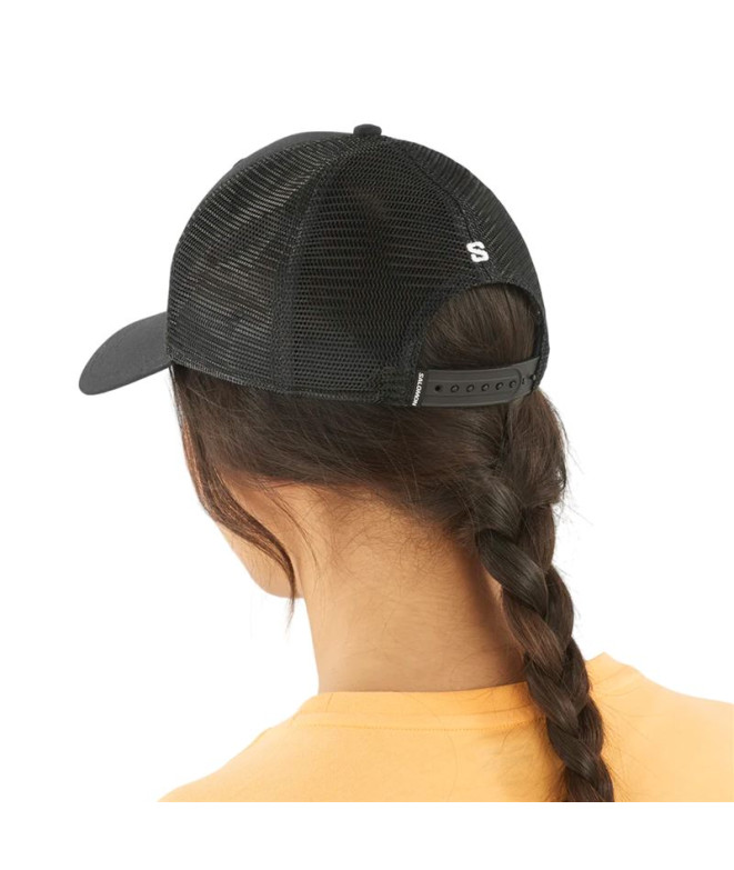 Boné Salomon Trucker Preto