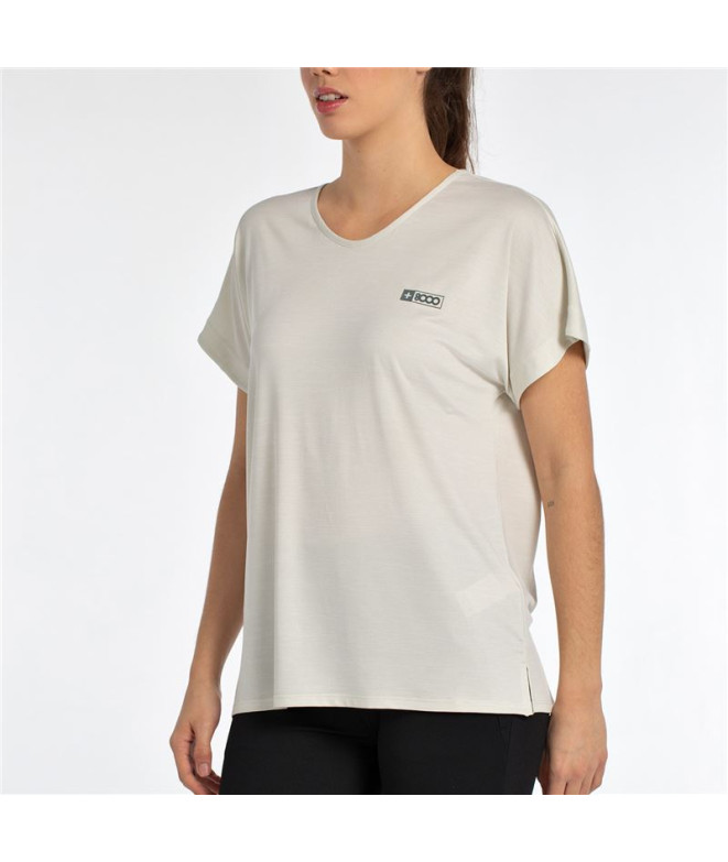 T-shirt de Montagne + 8000 Vermizor Femme Hueso