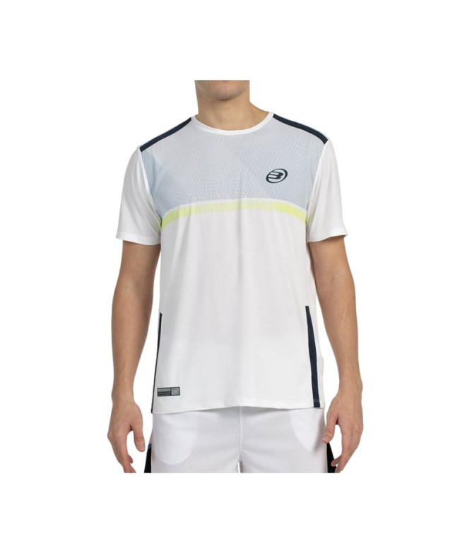 Camiseta de Padel Bullpadel Bilao Hombre Blanco