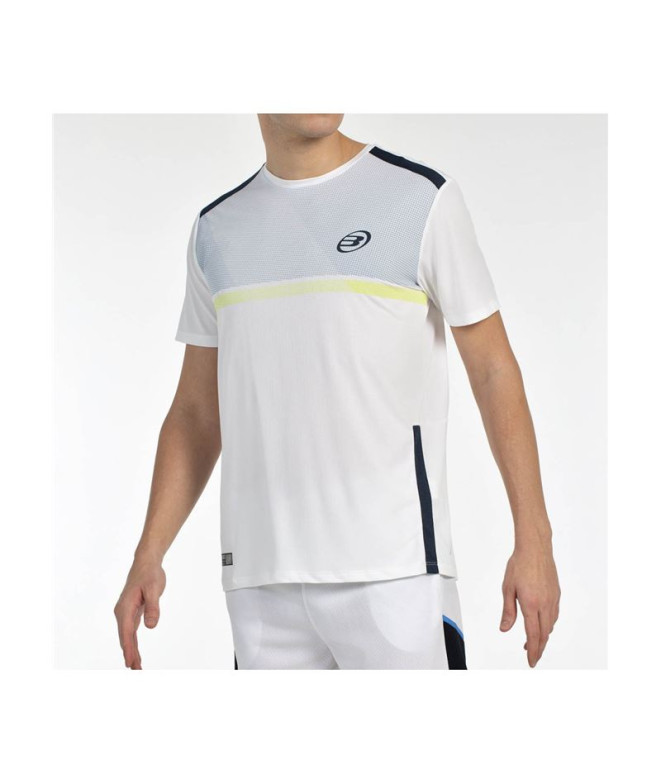 T-shirt de Padel Bullpadel Bilao Homme Blanc