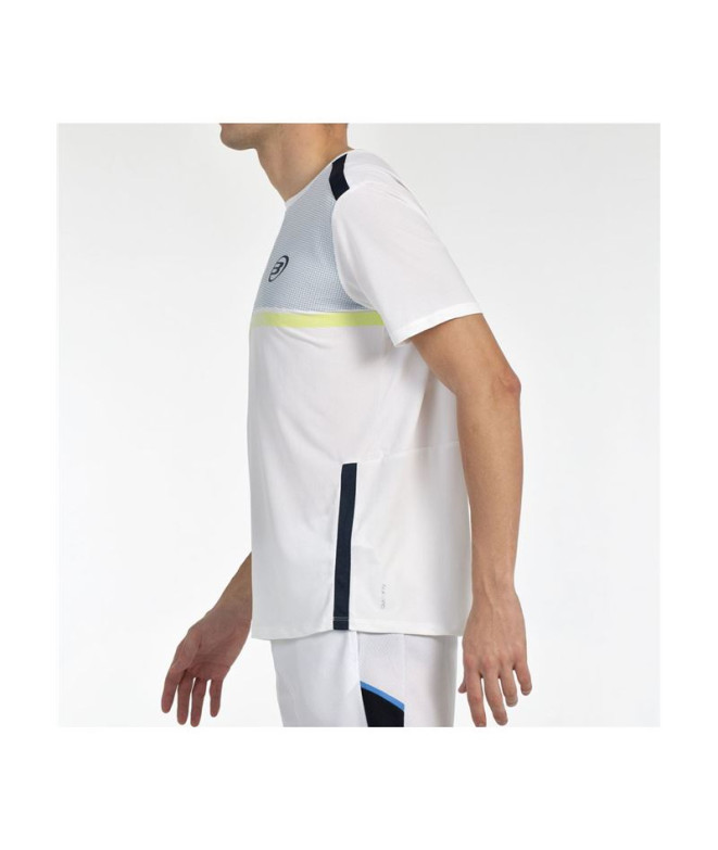 Camiseta de Padel Bullpadel Bilao Hombre Blanco