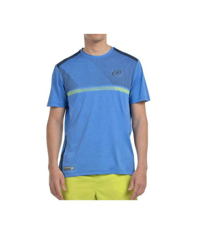 Camiseta de Padel Bullpadel Bilao Homem Azul Atômico Vigore