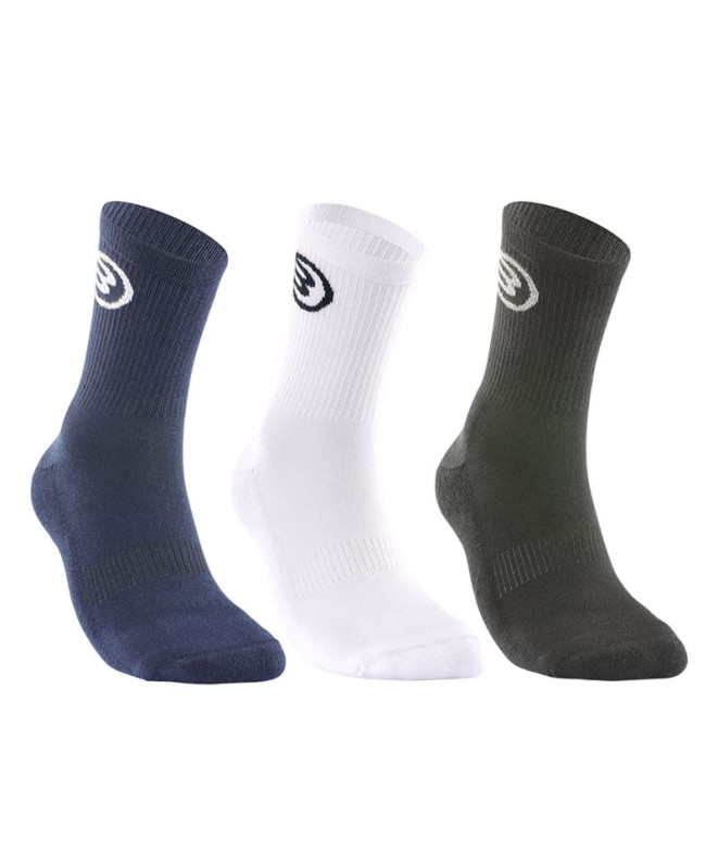 Chaussettes de Padel Bullpadel Bp252 Bleu/Blanc/NoirPack